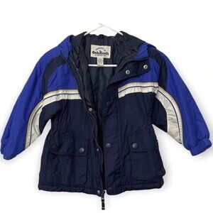 Oshkosh Kid's Lined Jacket Blue White Size 6 (Boy)
